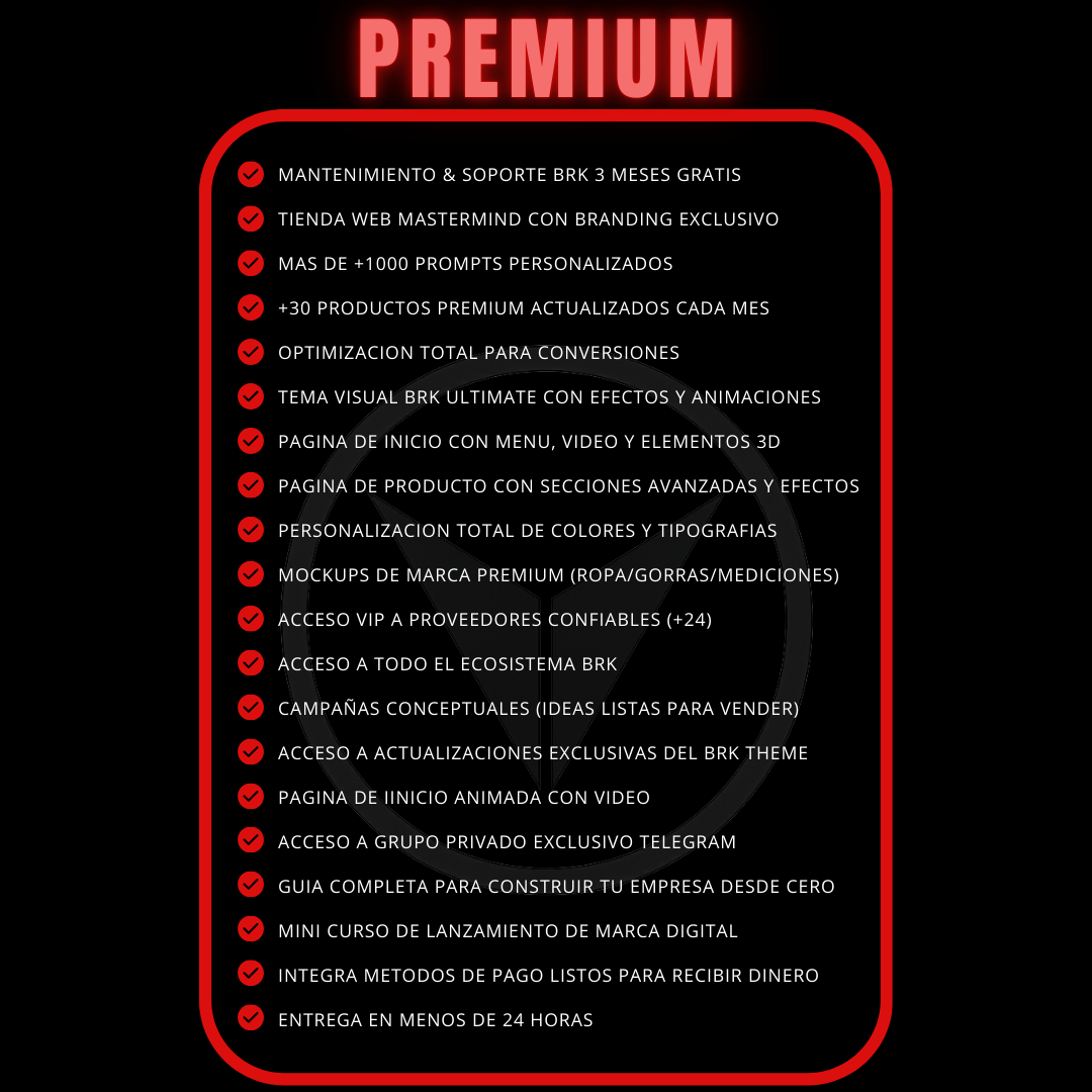 BRK MASTERMIND – Negocio Llave en Mano (Exclusivo)